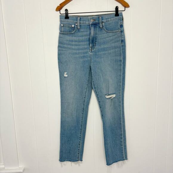 MADEWELL The Perfect Vintage Jean Coffey Wash: Worn-In Edition Women’s Size 26 - Picture 2 of 9